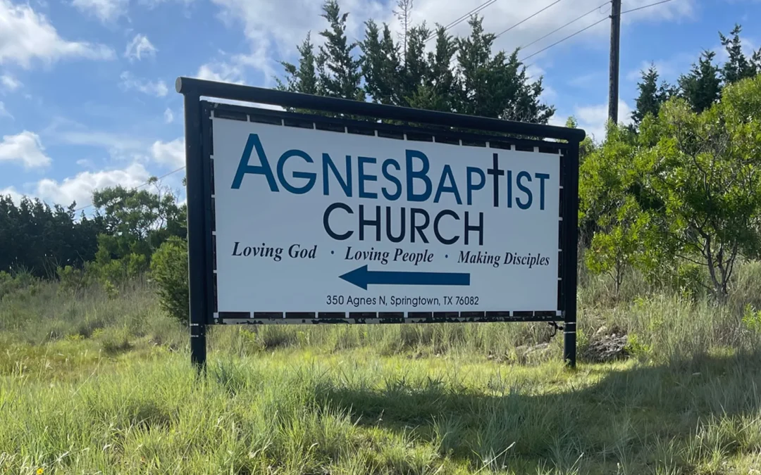 Agnes Baptist Sign