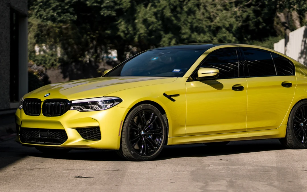 BMW Yellow Wrap