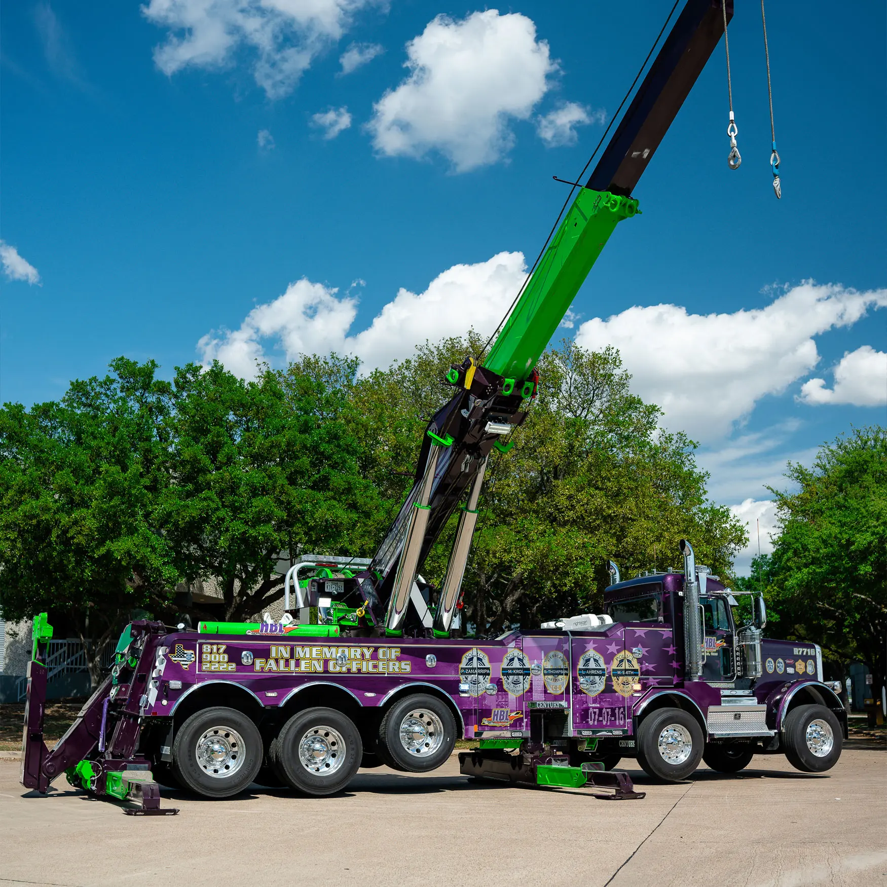 HBL 75Ton Tow Truck – Tribute Wrap